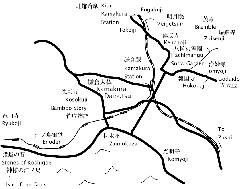 Kamakura map ・ 鎌倉地図